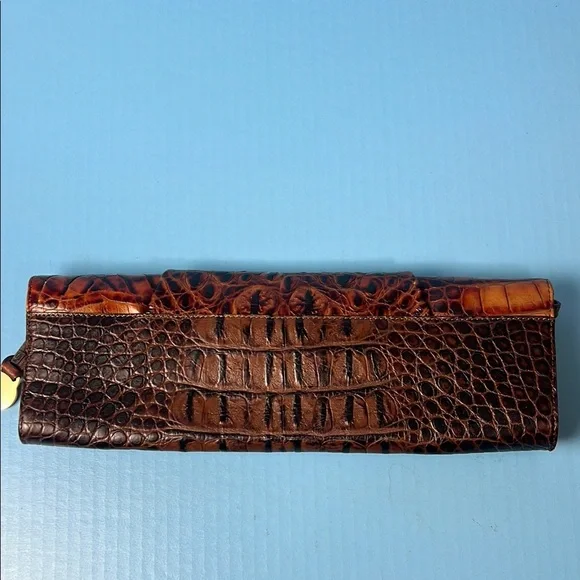Brahmin Crocodile Embossed Purse Clutch 25th Anniversary Edition